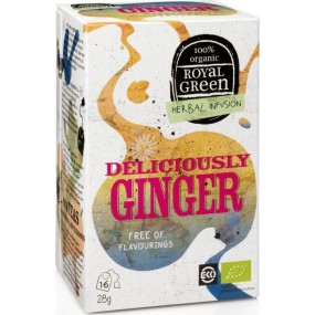 Infuso Royal Green Organic Deliciously Ginger Tea