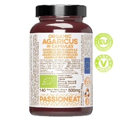 Agaricus fungo europeo Bio in capsule veg - 140 capsule da 500mg