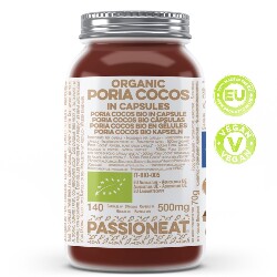 Poria cocos fungo europeo Bio in capsule veg - 140 capsule da 500mg