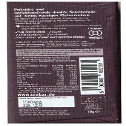 Tavoletta Ombar Pistachio Centre  - bio 70g